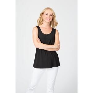 Berek Women's Black Tank Top Size L Scoop Neck Casual Sleeveless NWT